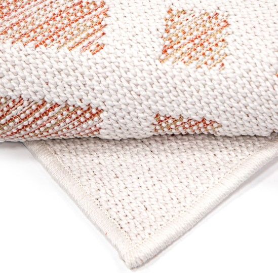Orian Knitweave Sadler Natural Honeycomb 5'x8' Area Rug-3