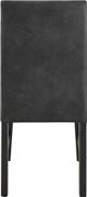 Elements International Cruz 2-Piece Dark Gray Dining Chairs-4