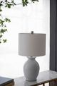 A & B Home Vale White Ceramic Table Lamp-5