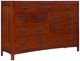 Mavin Customizable American Craftsman 9-Drawer Dresser-0