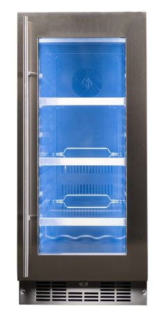 Silhouette® 3.1 Cu. Ft. Stainless Steel Frame Beverage Center
