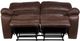 Porter International Designs Ramsey Rodeo Brown Leather-Look Dual Reclining Loveset-3