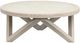 Magnussen Home® Bostwick Coconut Cream Round Cocktail Table-2
