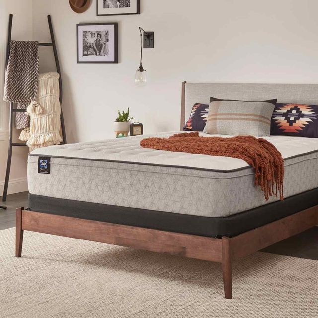 Sealy® Essentials™ Winter Green Innerspring Soft Faux Euro Top Split California King Mattress, Must Order Two for a Set-1