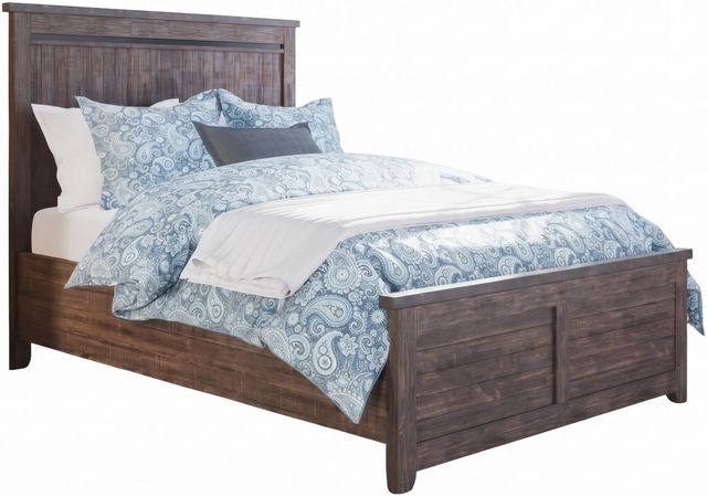 Jofran Inc. Madison County 4-Piece Barnwood Queen Panel Bedroom Set-2