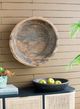 A & B Home Carved Brown Decorative Bowl-5