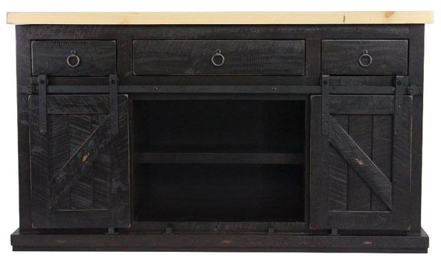 American Heartland Manufacturing Rustic Pastoral Kitchen Island-1