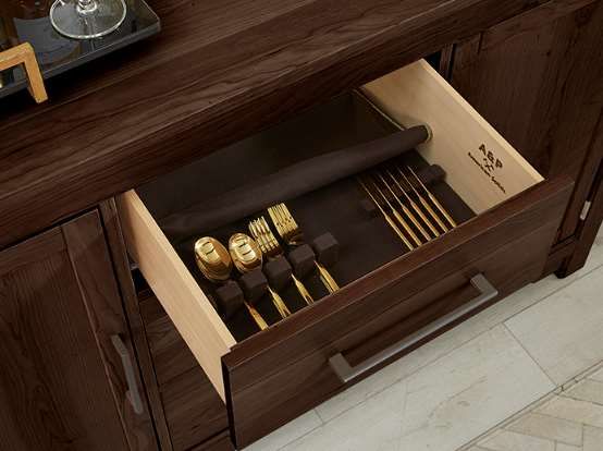 Artisan & Post by Vaughan-Bassett Crafted Cherry by Ben & Erin Napier Dark Cherry Server-1