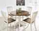 Signature Design by Ashley® Mellintine Brown Dining Table with Antique White Base-0
