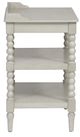 Liberty Furniture Harbor View III Dove Gray Open Nightstand-4