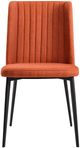 Armen Living Maine 2-Piece Orange Dining Chairs-1