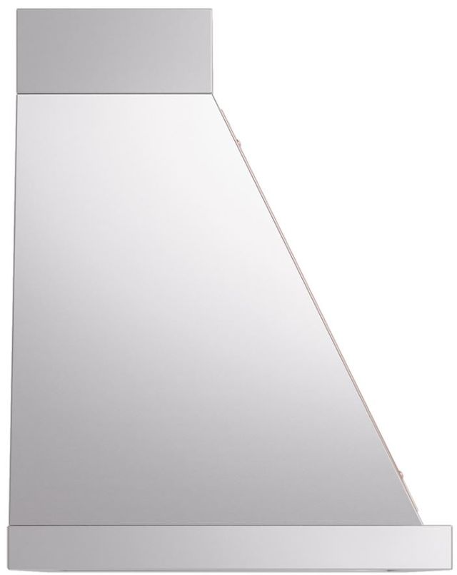 Ilve® Nostalgie II Noblesse 40" Stainless Steel Wall Mounted Range Hood with Copper Trim-2