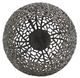 A & B Home Silver Round Ball Vase-3