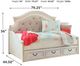 Signature Design by Ashley® Realyn Chipped White Youth Twin Storage Daybed-2