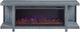 aspenhome® Latitude Deep Indigo 67" Open Fireplace Console-2