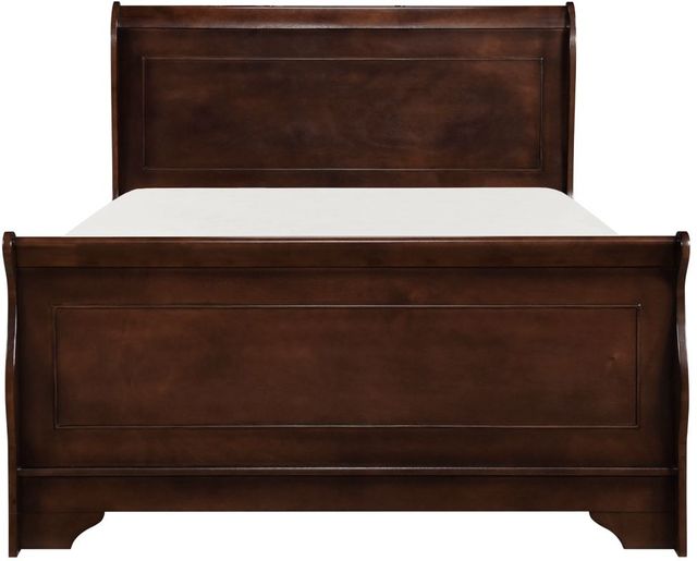 Homelegance® Abbeville Dark Cherry California King Sleigh Bed-2