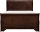 Homelegance® Abbeville Dark Cherry California King Sleigh Bed-2