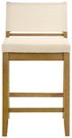 Armen Living Yaneli Amber Glow/White Counter Stool-0