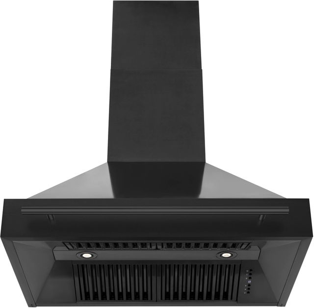 ZLINE 36" Black Stainless Steel Wall Mounted Range Hood-1