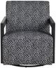 Crestview Collection Serengetti Black Swivel Accent Chair-1