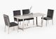 VIG Furniture Modrest Garrett Stainless Steel/White Dining Table-3
