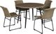 Signature Design by Ashley® Amaris 5-Piece Black/Brown Outdoor Dining Set-0