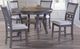 American Wholesale Furniture Gia 5-Piece Gray Dining Set-0