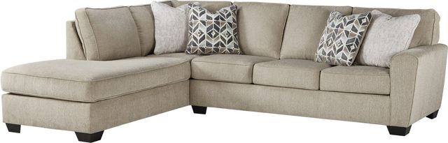 Signature Design by Ashley® Decelle 2-Piece Putty Left-Arm Facing Sofa Sectional and Chaise-1