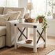 Sunny Designs™ Bayside Marble White End Table-1