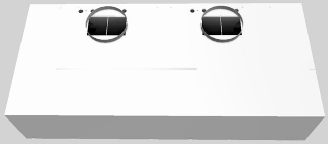 Vent-A-Hood® 54" White Wall Mounted Range Hood-2