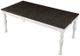 Steve Silver Co. Joanna Mocha Dining Table with Leaf and Ivory Base-3