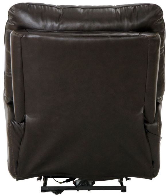Catnapper® Naples Chocolate Power Recliner with Extended Ottoman-3