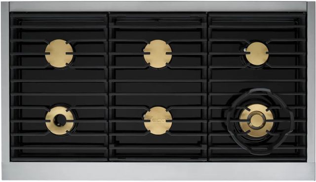 Dacor® Contemporary 48" Silver Stainless Steel Pro Dual Fuel Steam Range-3