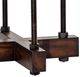 Michael Amini® Killington Glass Top End Table with Black/Brown Base-2