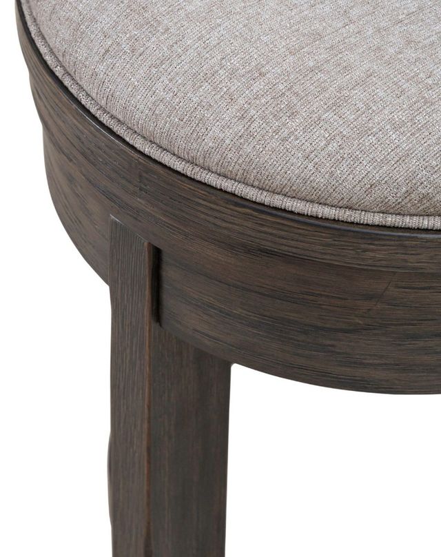 Liberty Furniture Lennox Hill Bark/Granite Upholstered Swivel Stool-4