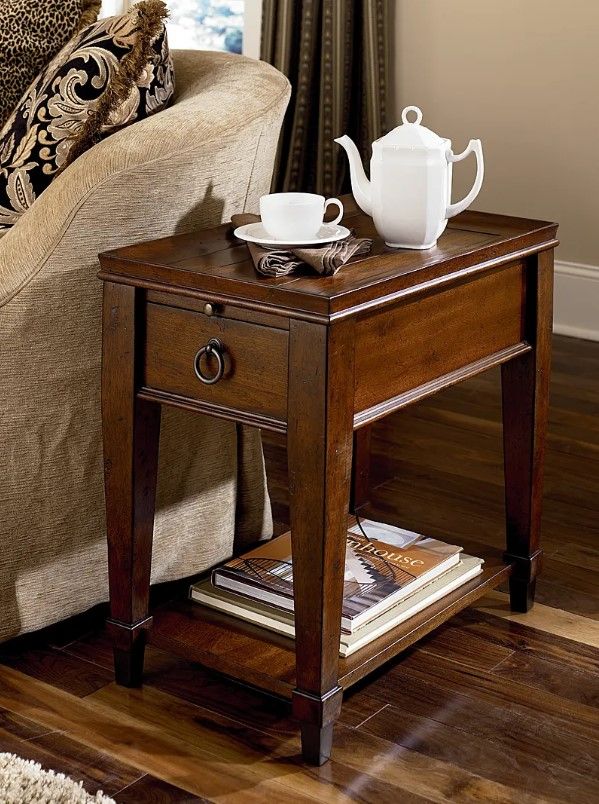 Hammary® Sunset Valley Mahogany Chairside Table-1