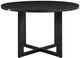 Armen Living Cayman Black Outdoor Patio Round Dining Table-1