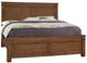 Artisan & Post by Vaughan-Bassett Cool Rustic Amber Queen Mansion Bed-0