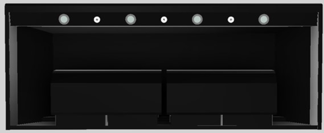 Vent-A-Hood® 60" Black Wall Mounted Range Hood-2