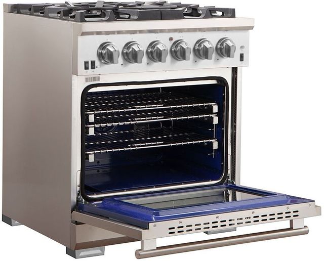 FORNO® Alta Qualita 30" Stainless Steel Freestanding Gas Range-3