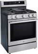 LG 30" PrintProof® Stainless Steel ProBake Convection® Smart Freestanding Gas Range-2