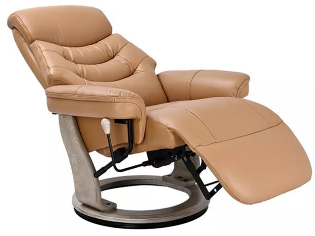 BenchMaster Limited Edition Cinnamon Manual Flip-Up Footrest  Recliner-2