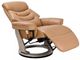 BenchMaster Limited Edition Cinnamon Manual Flip-Up Footrest Recliner-2
