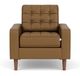EQ3 Reverie Leather Chair with Low Armrest-1
