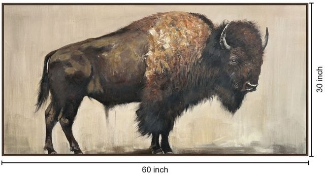 Classy Living Wildhearted Majestic Bison Wall Art-2