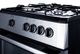 Summit® 24" Black with Stainless Steel Slide In Gas Range-3