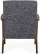 VIG Furniture Modrest Candea Grey/Walnut Accent Chair-4