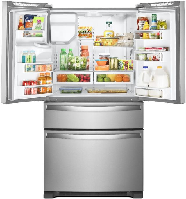Whirlpool® 36 in. 24.5 Cu. Ft. Fingerprint Resistant Stainless Steel French Door Refrigerator-2