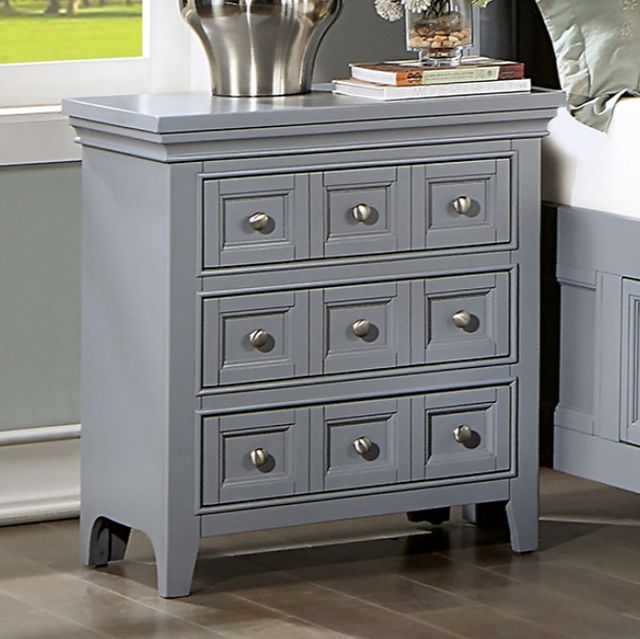 Furniture of America® Castlile 4-Piece Gray Full Bedroom Set-1