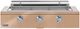 Caliber™ Rockwell Social 3-Burner Champagne Built-In Liquid Propane Grill with Chrome Hardware-0